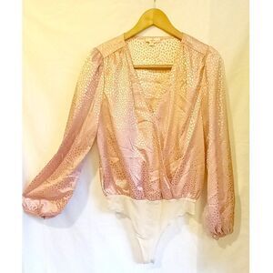 PINK/NUDE BODYSUIT loepard print